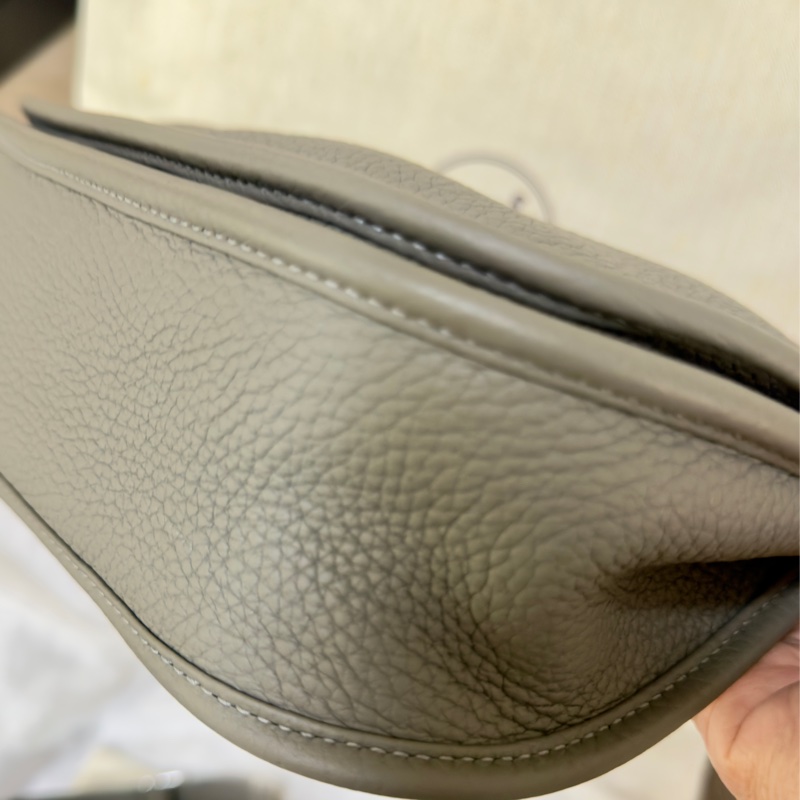 HERMES 愛馬仕 Evelyn’s Bag 29 W刻 (2024)積雨雲灰 防塵袋/原廠背帶-2