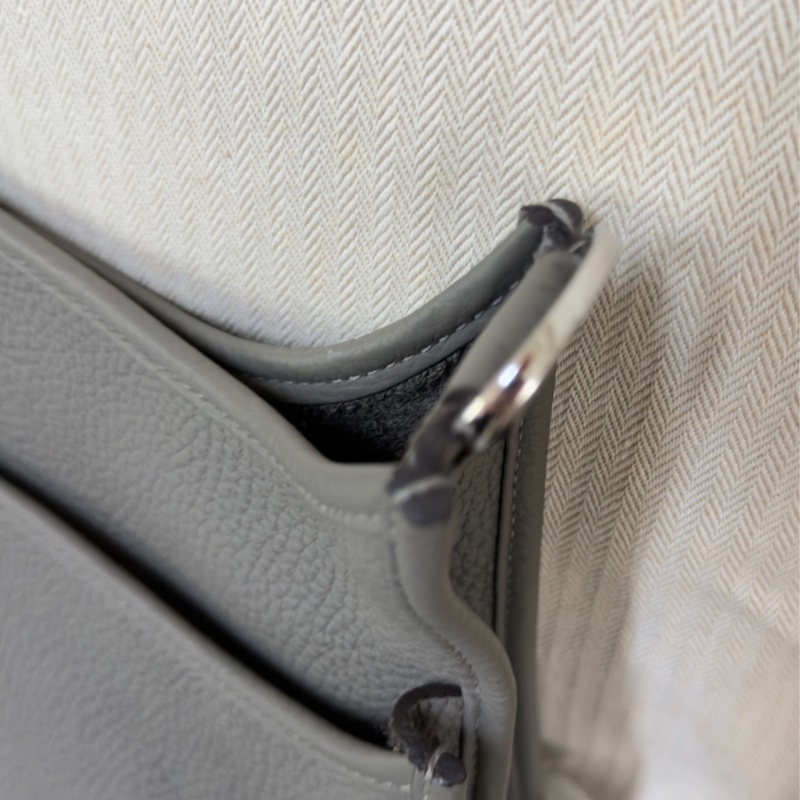 HERMES 愛馬仕 Evelyn’s Bag 29 W刻 (2024)積雨雲灰 防塵袋/原廠背帶-4