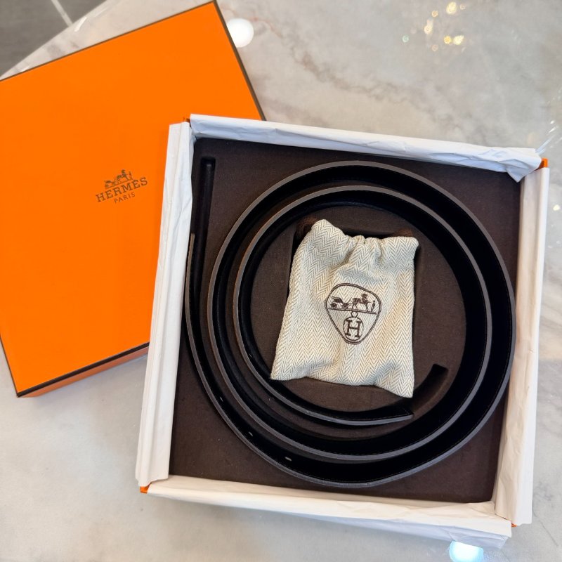 *SHIHNA名牌精品* HERMÉS H銀扣 3.2cm 雙面皮帶 (黑色 Noir x 金棕 Gold ) 90cm-5