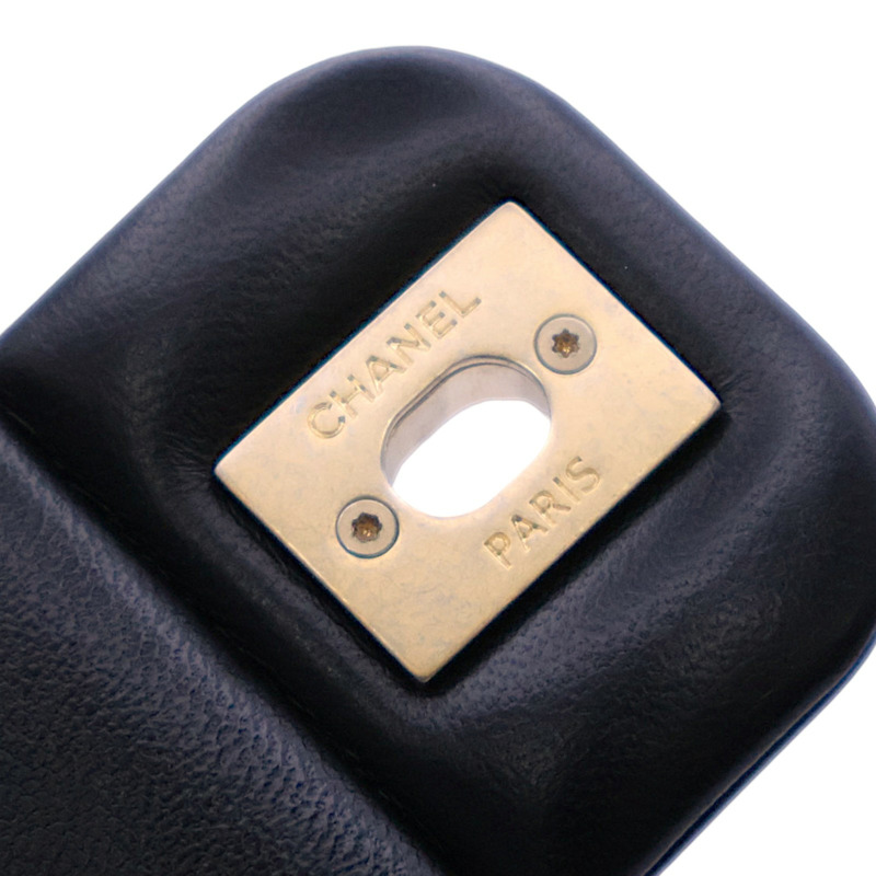 黑色 菱格紋 羊皮 COCO 20 鍊帶 肩背包【CHANEL 香奈兒】 AS3489-7