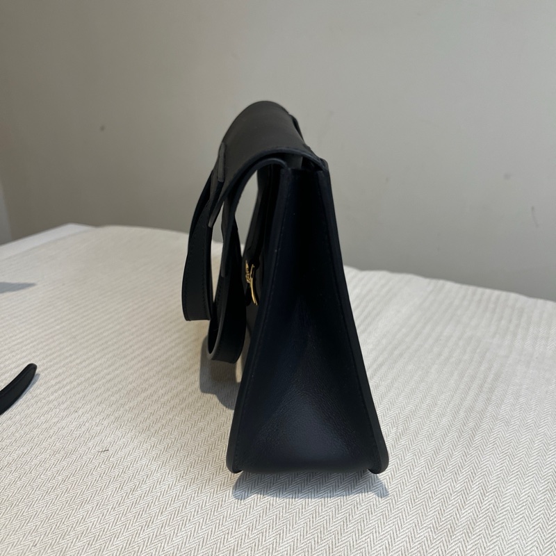 ✨閒置新Hermes/愛馬仕 halzan mini 哈喇子包手提包斜挎包 黑金K刻 附件：肩帶-2