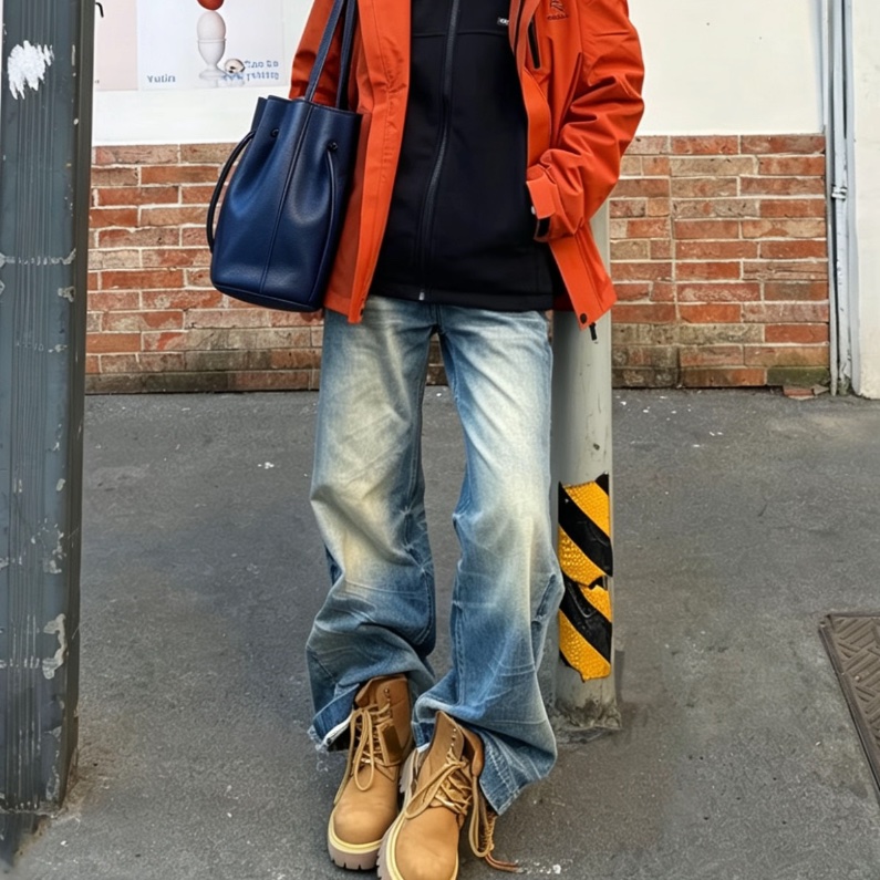 LOEWE羅意威Flamenco Knot抽繩福袋包藏藍色🧕-4