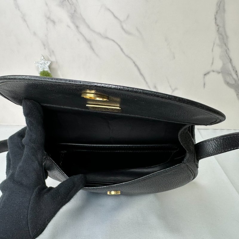 DIOR 粒面皮革斜背包-5