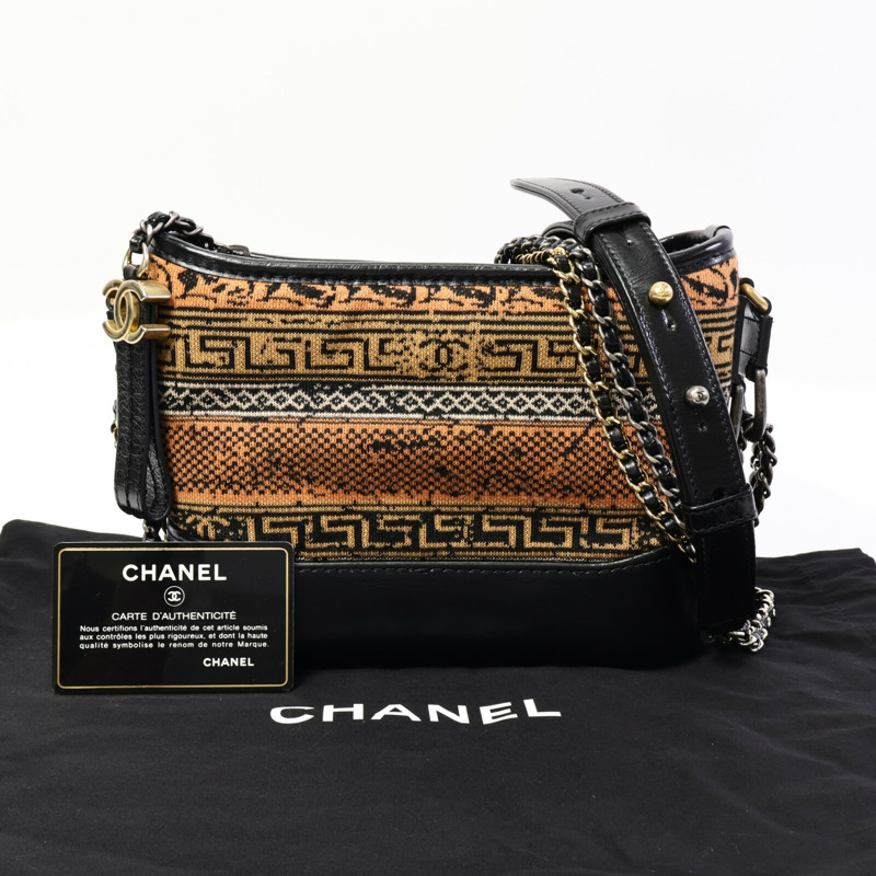 CHANEL 粗花呢Gabrielle Small肩背袋-9