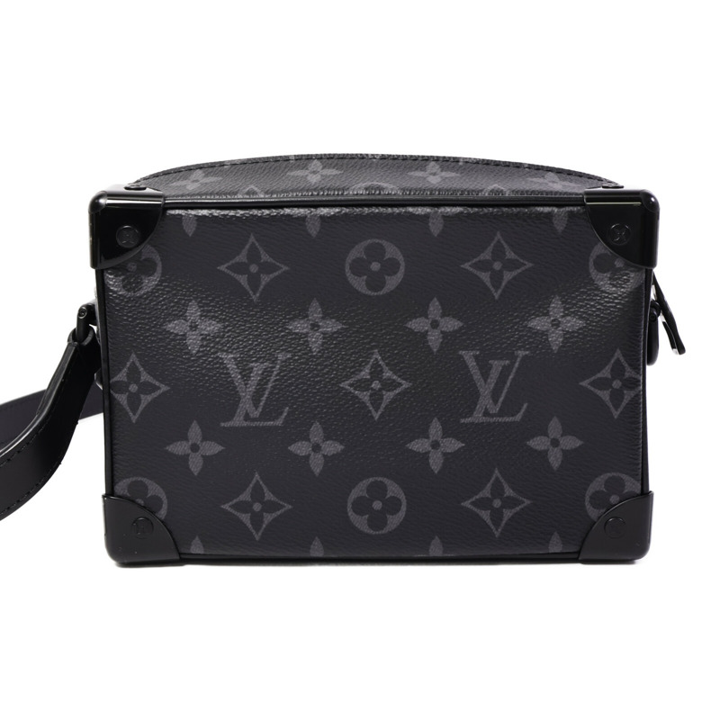 LOUIS VUITTON Monogram Eclipse Mini Soft Trunk肩背袋-1