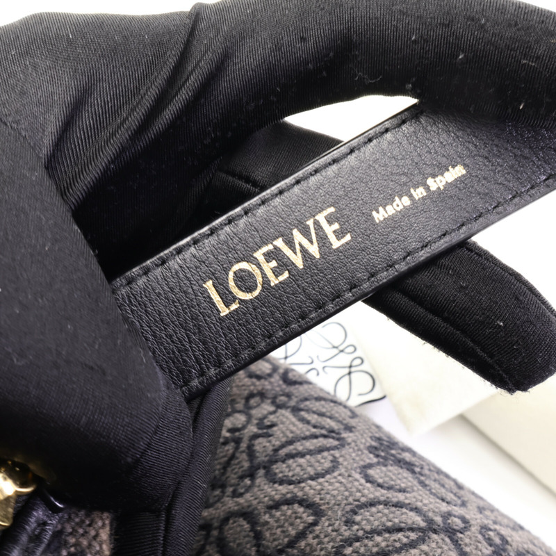 LOEWE 帆布Cubi Anagram肩背袋-14