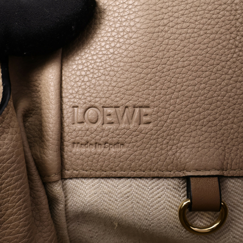 LOEWE 牛皮皮革Hammock Small手挽肩背兩用袋-9