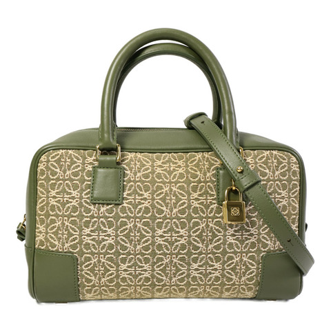 LOEWE 帆布Amazona 23手挽肩背兩用袋