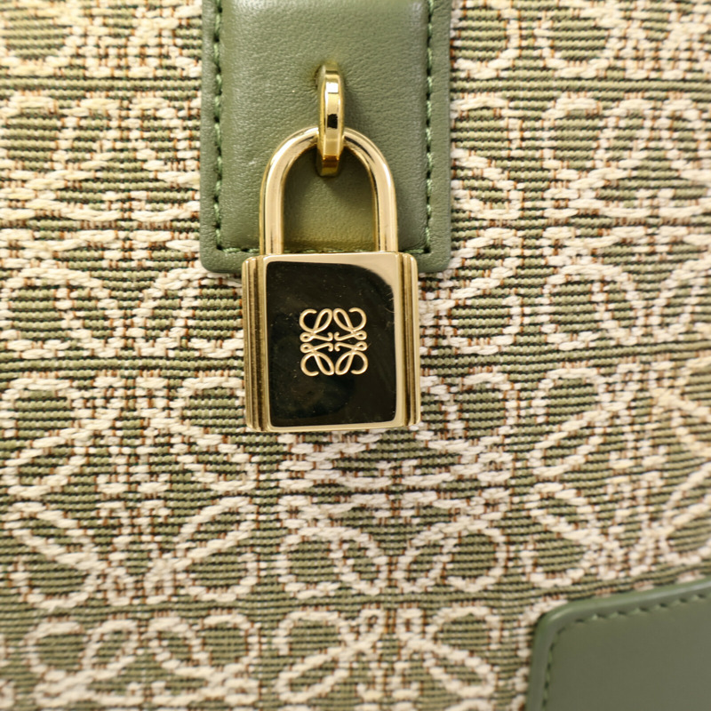 LOEWE 帆布Amazona 23手挽肩背兩用袋-6