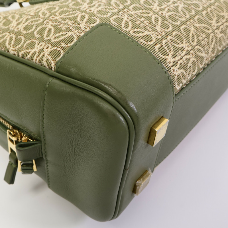 LOEWE 帆布Amazona 23手挽肩背兩用袋-11