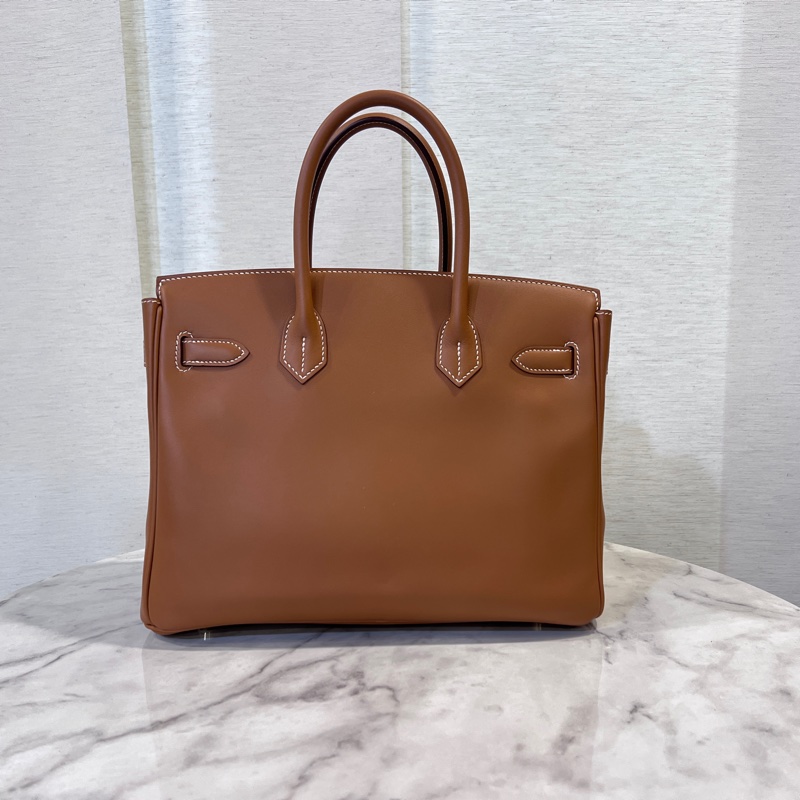 Hermes 37金棕Jonathan小牛皮金釦Birkin 30-1