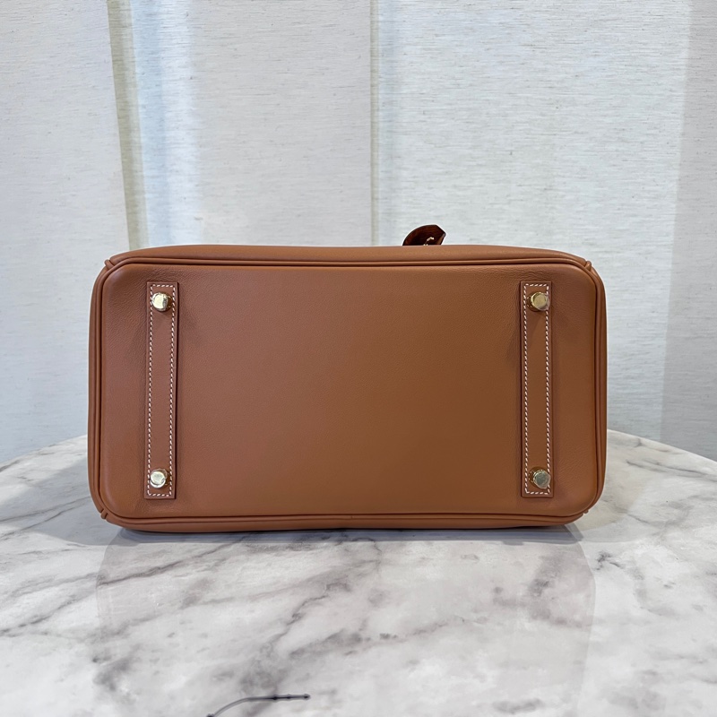 Hermes 37金棕Jonathan小牛皮金釦Birkin 30-2