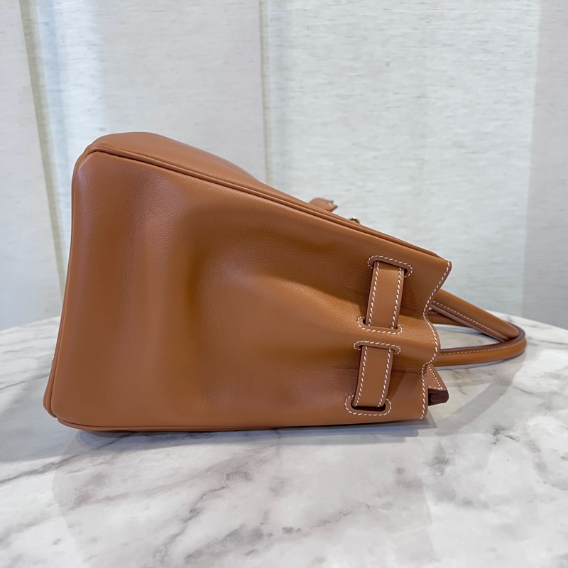 Hermes 37金棕Jonathan小牛皮金釦Birkin 30-4