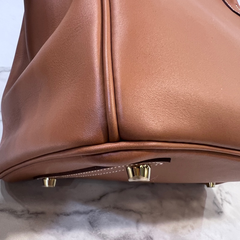 Hermes 37金棕Jonathan小牛皮金釦Birkin 30-7