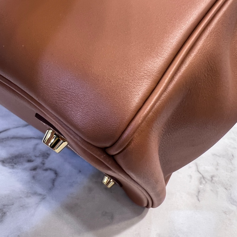 Hermes 37金棕Jonathan小牛皮金釦Birkin 30-8