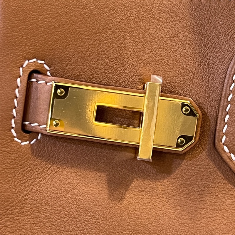 Hermes 37金棕Jonathan小牛皮金釦Birkin 30-20