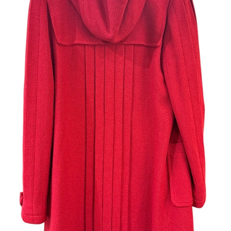 【美收精品】Chanel 頂級紅色羊毛大衣 5-504【隔月月中將轉賣至日本 上架期限30天】-4