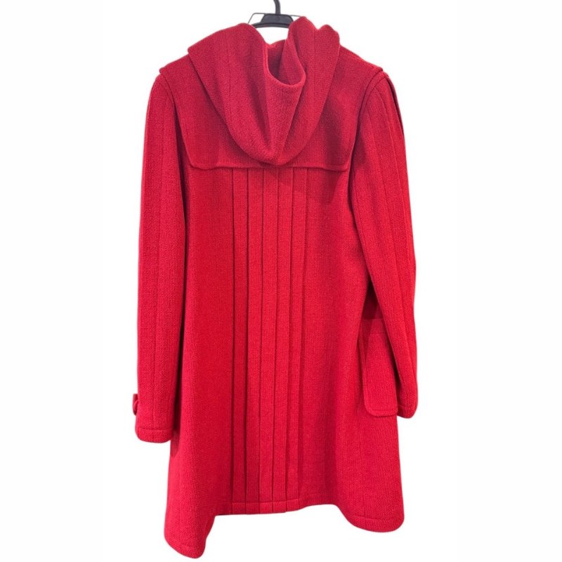 【美收精品】Chanel 頂級紅色羊毛大衣 5-504【隔月月中將轉賣至日本 上架期限30天】-5