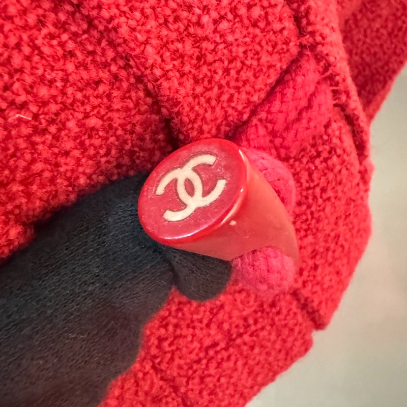 【美收精品】Chanel 頂級紅色羊毛大衣 5-504【隔月月中將轉賣至日本 上架期限30天】-6