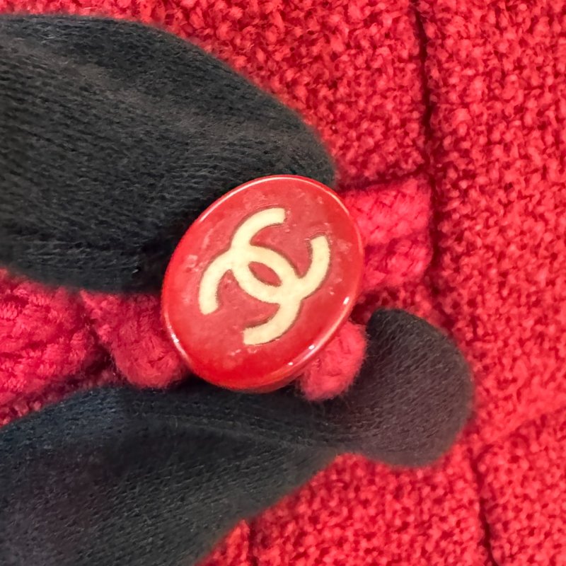 【美收精品】Chanel 頂級紅色羊毛大衣 5-504【隔月月中將轉賣至日本 上架期限30天】-7