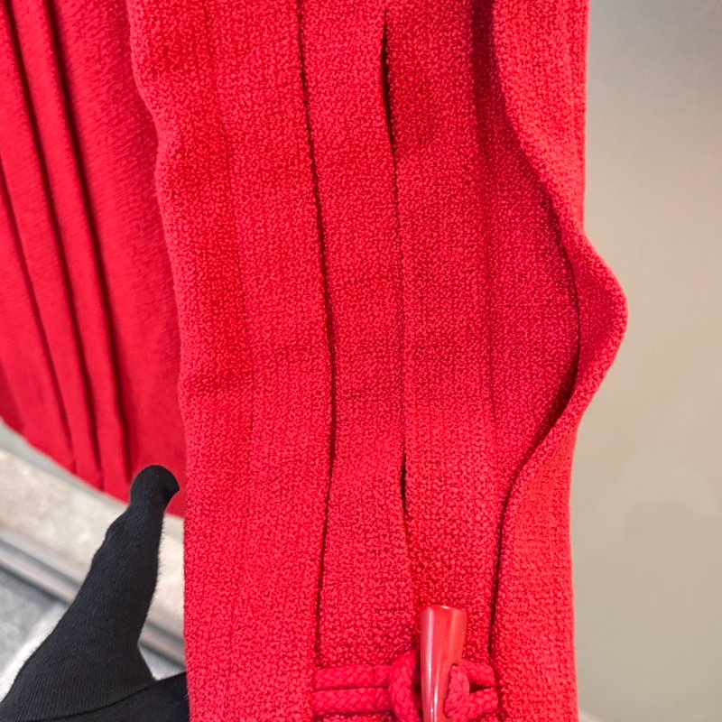 【美收精品】Chanel 頂級紅色羊毛大衣 5-504【隔月月中將轉賣至日本 上架期限30天】-10