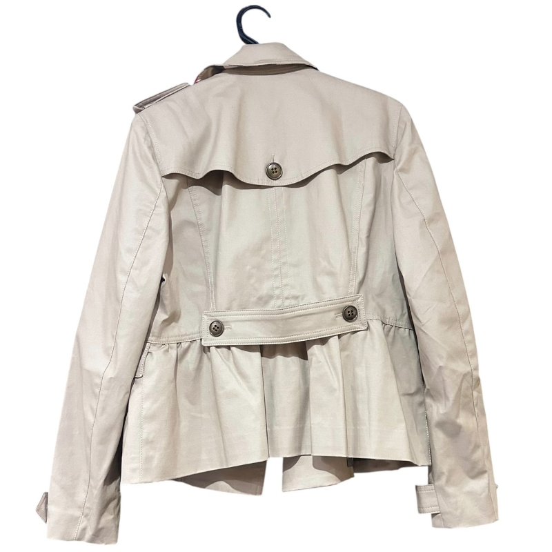 【美收精品】Burberry 米色風衣造型夾克 5-515【隔月月中將轉賣至日本 上架期限30天】-2