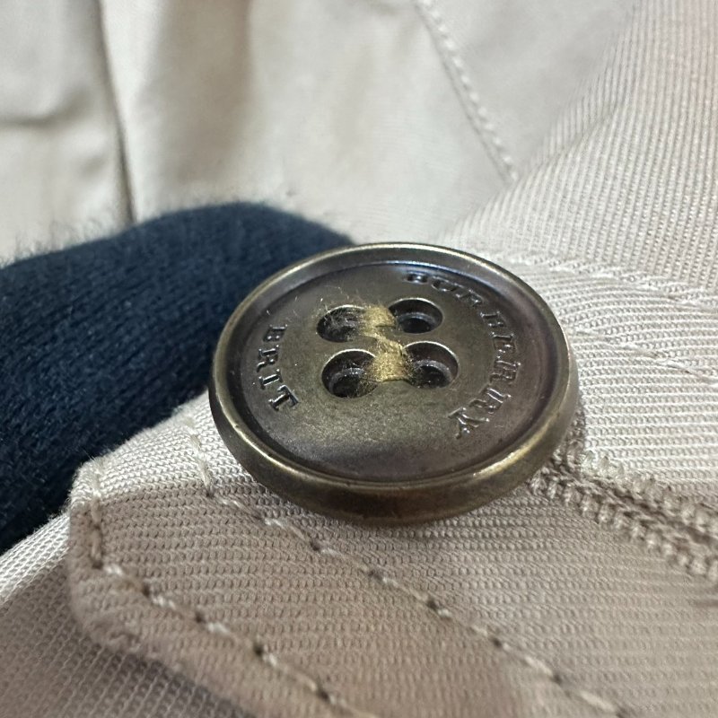 【美收精品】Burberry 米色風衣造型夾克 5-515【隔月月中將轉賣至日本 上架期限30天】-6