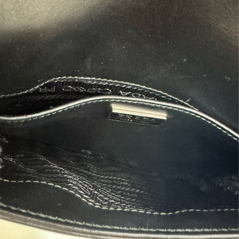 Prada cleo 黑色腋下包 尺寸22×15.5×4cm-5