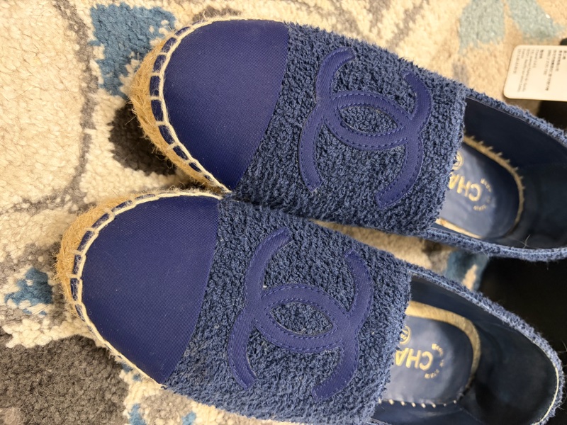 Chanel 牛仔 布面 鉛筆鞋 36號-2