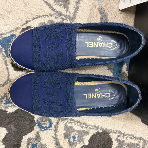 Chanel 牛仔 布面 鉛筆鞋 36號-8