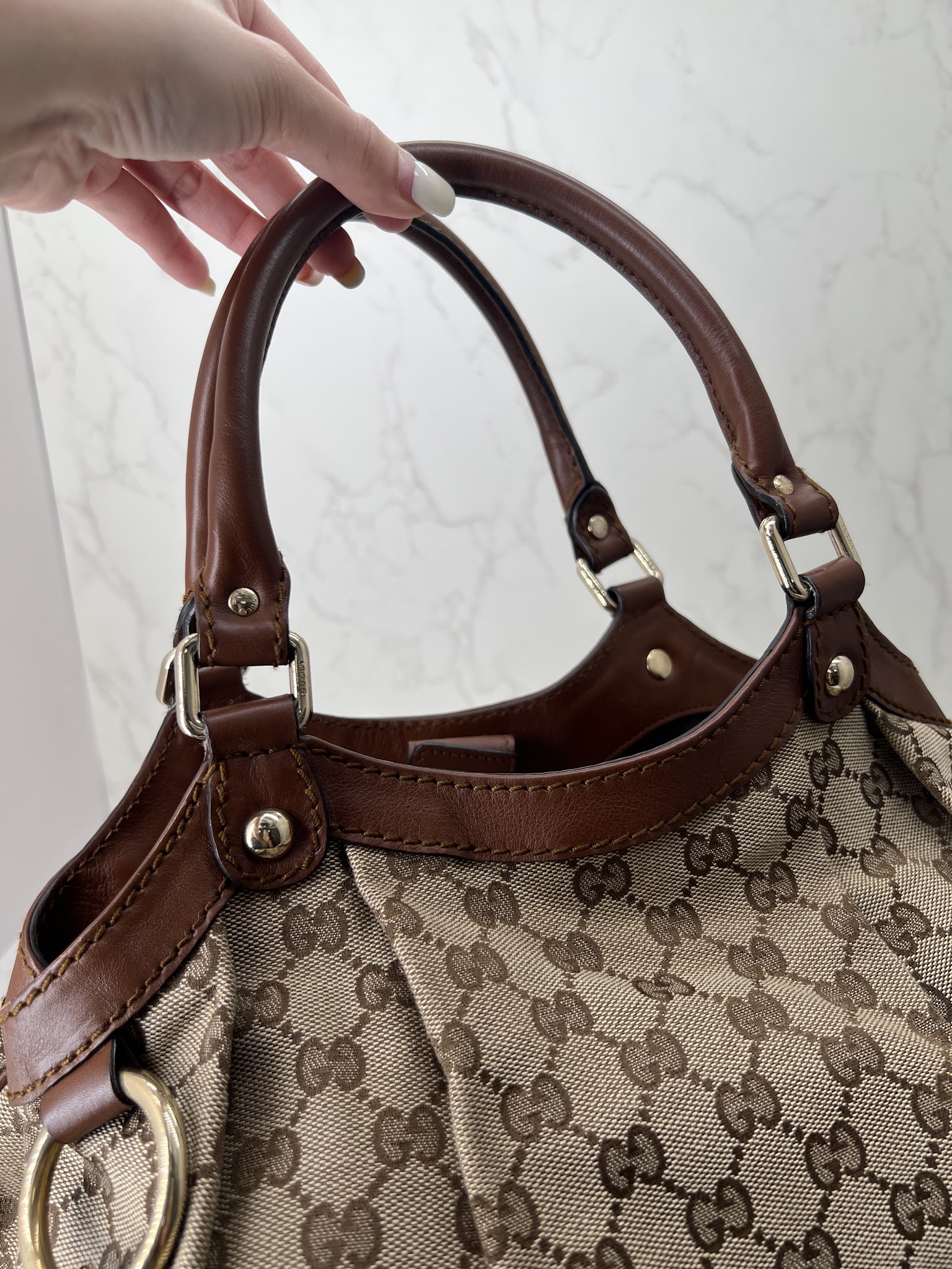 香緹國際精品 GUCCI Sukey GG 肩背手提包 1040-8
