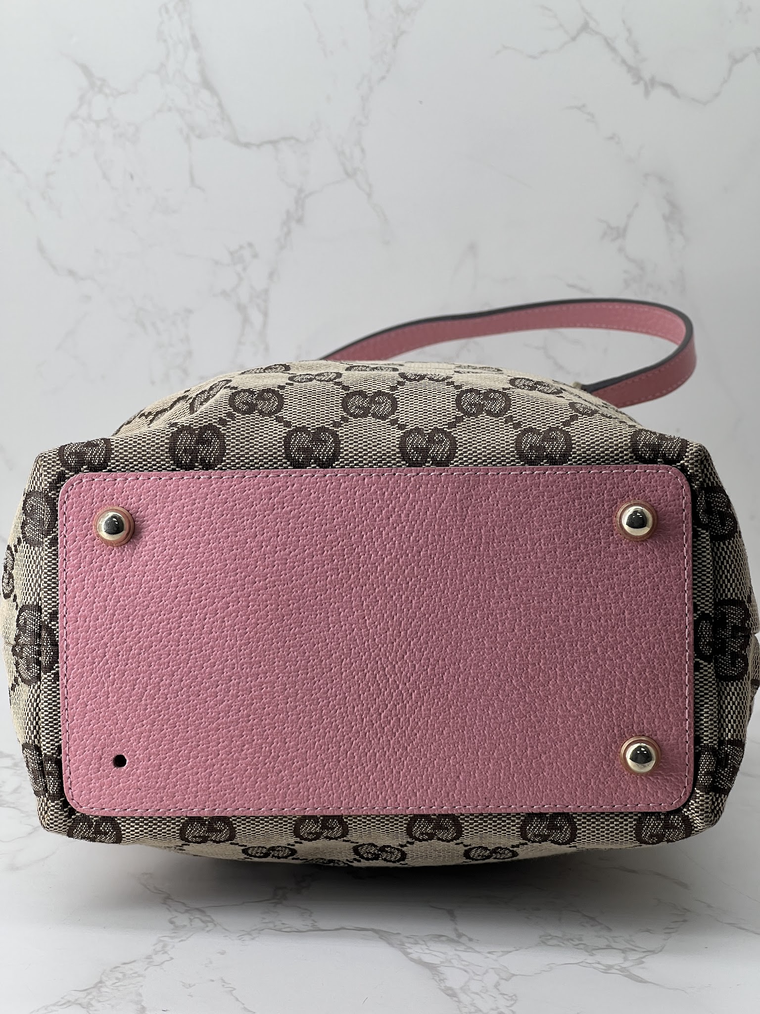 香緹國際精品 GUCCI 粉邊托特包 1039-3