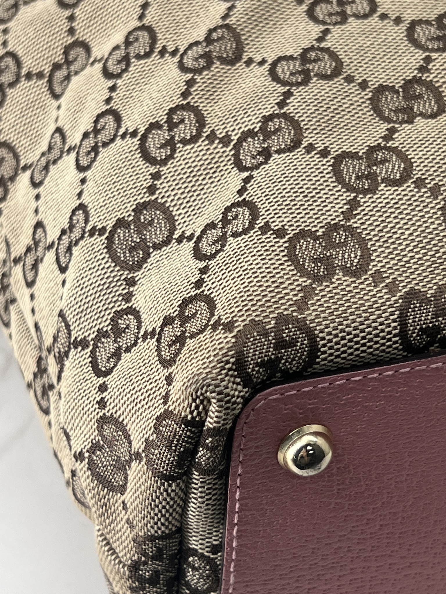 香緹國際精品 GUCCI 粉邊托特包 1039-6