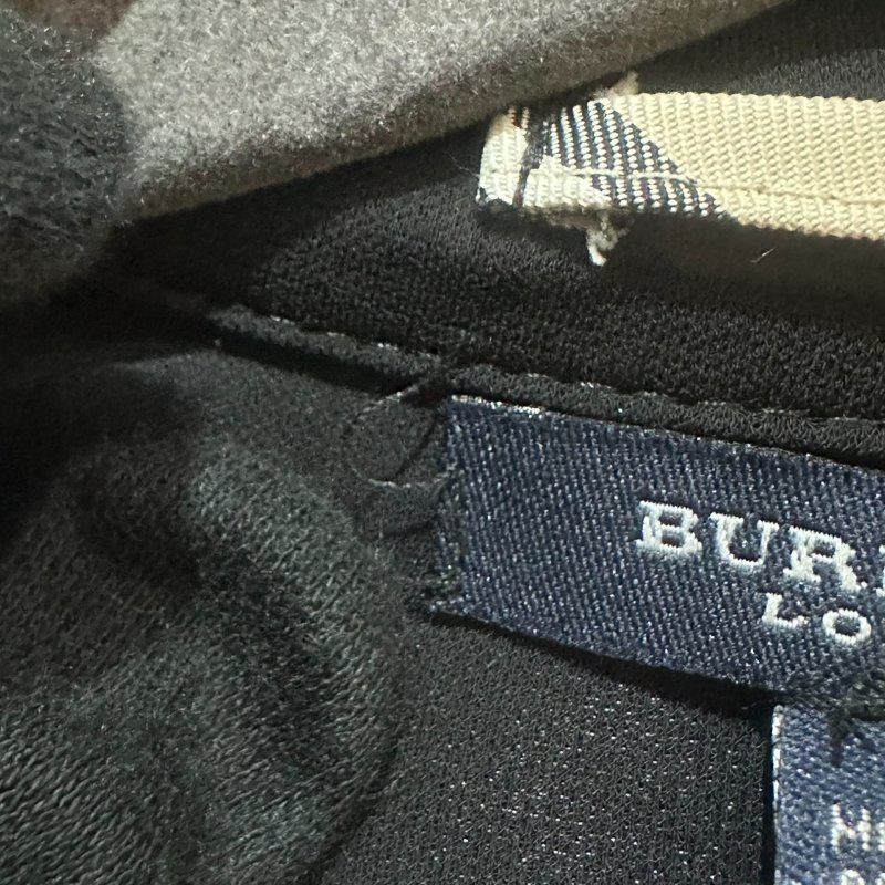【美收精品】Burberry 涼感螺縈95%黑色長袖上衣 5-509【隔月月中將轉賣至日本 上架期限30天】-4