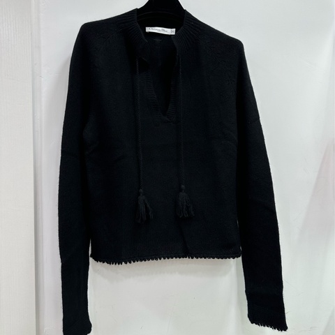 Dior迪奧小蜜蜂刺繡針織毛衣 36碼