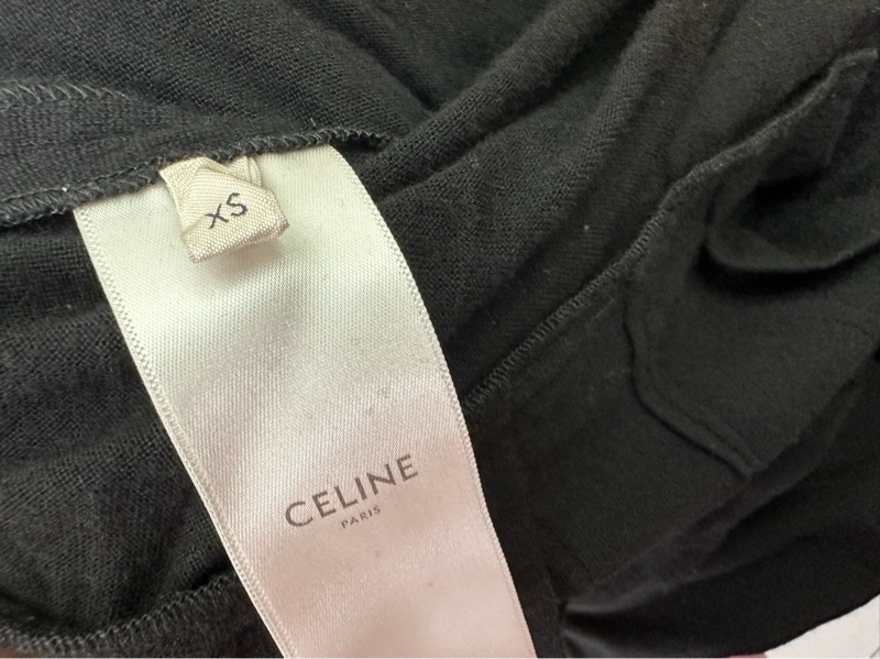 Celine思琳黑色長袖羊毛針織洋裝 XS碼-3