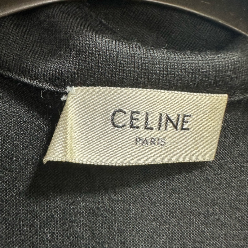 Celine思琳黑色長袖羊毛針織洋裝 XS碼-4