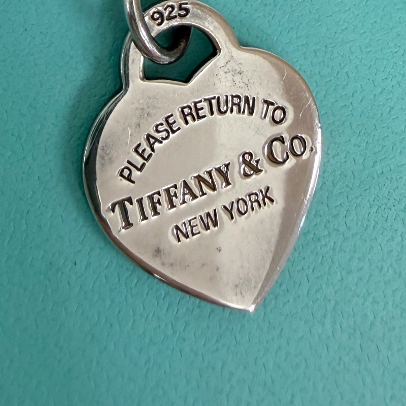 Tiffany &Co. 925純銀愛心牌RTT手鍊-13