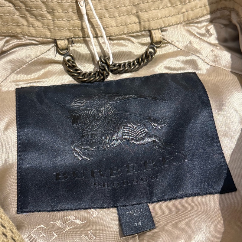 Burberry 皮褸 Cotton / Leather Jacket Preloved Burberry 二手-2