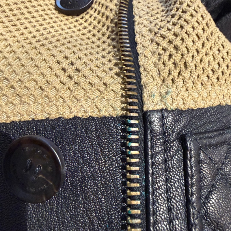 Burberry 皮褸 Cotton / Leather Jacket Preloved Burberry 二手-13