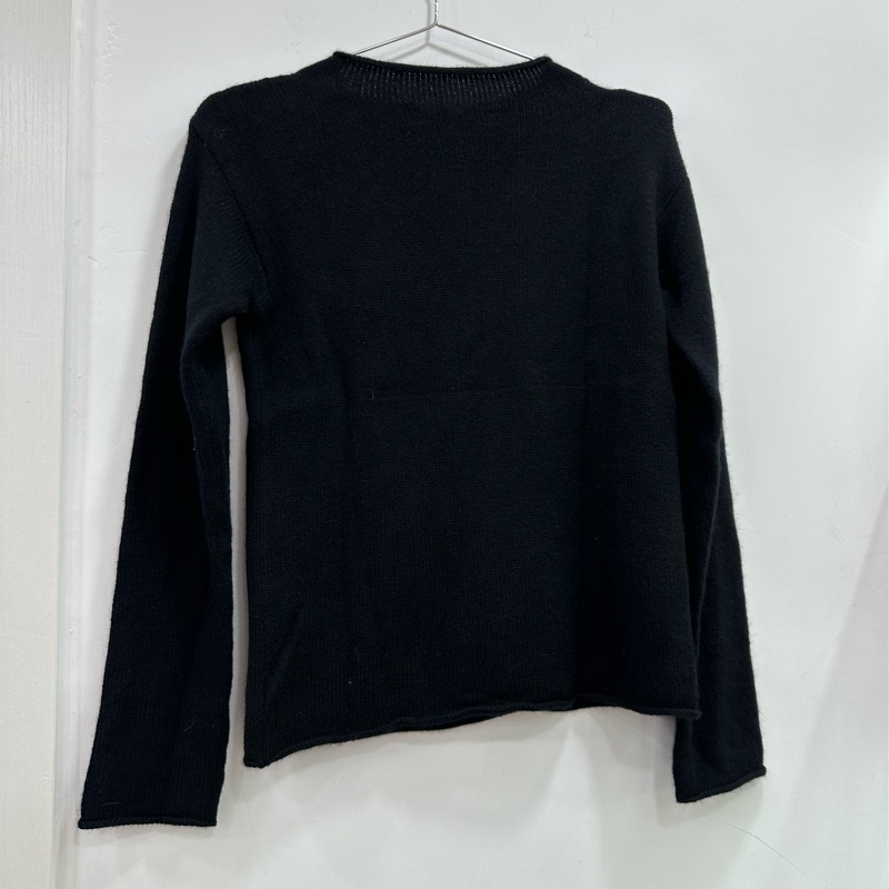 DIOR 黑色珍珠羊絨毛衣 36碼-1