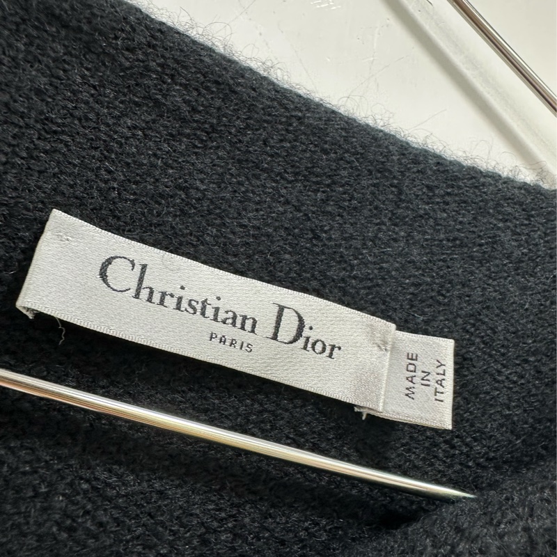 DIOR 黑色珍珠羊絨毛衣 36碼-3