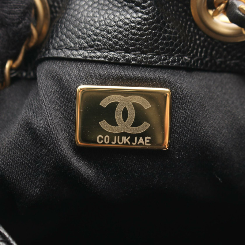 香奈兒 (CHANEL) Chanel 25 小號肩背包 AS5293 黑色粒面小牛皮 二手 女士-4