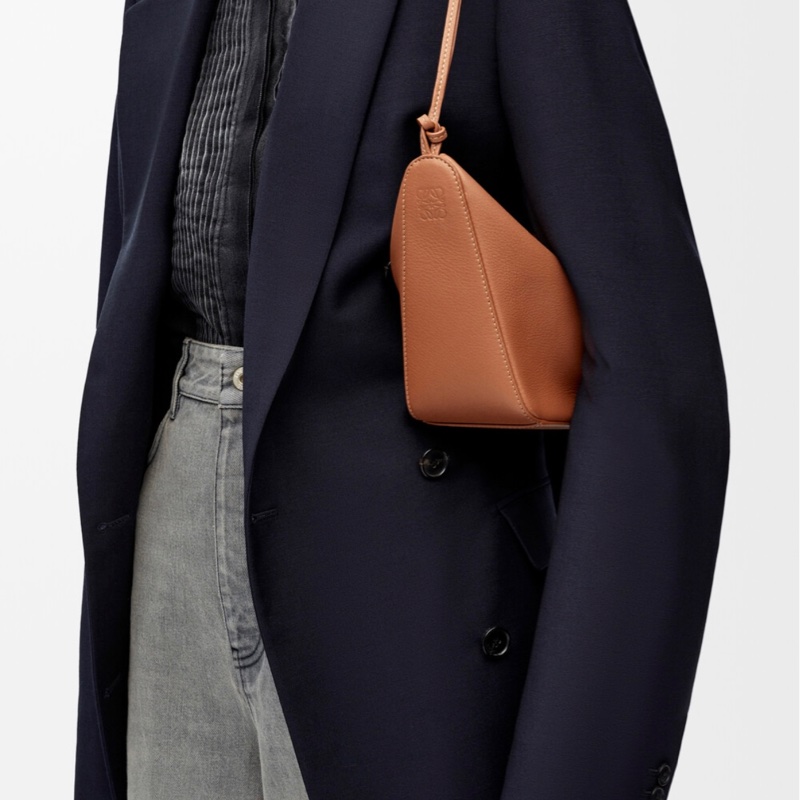 全新✨LOEWE Mini Hammock hobo 棕色-1