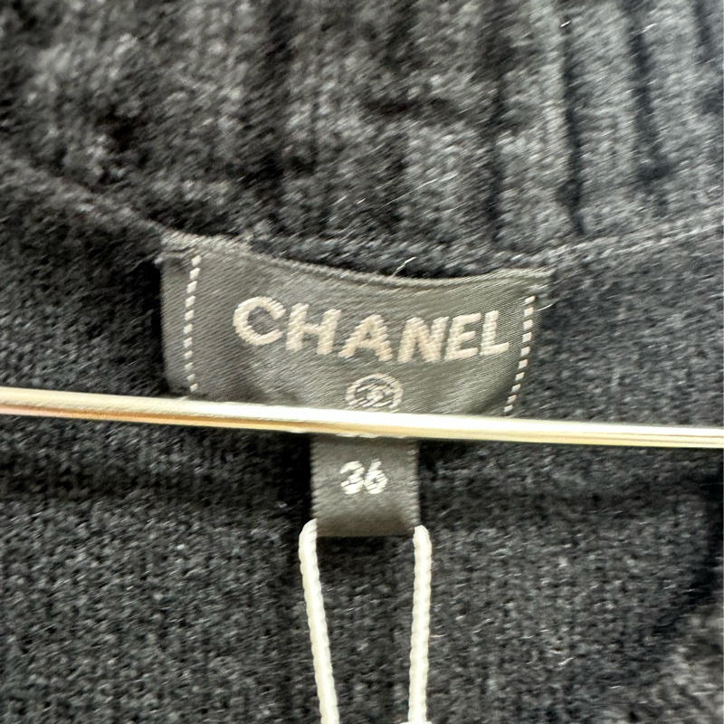 Chanel 香奈兒 黑色羊絨針織裙 超軟糯 36碼-2