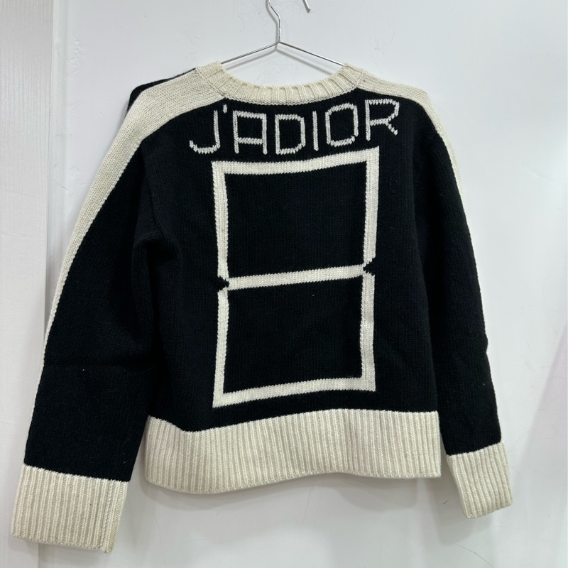 Dior迪奧 經典Jadior字母8羊絨毛衣36碼-1
