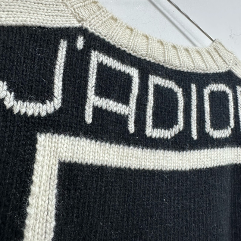 Dior迪奧 經典Jadior字母8羊絨毛衣36碼-2