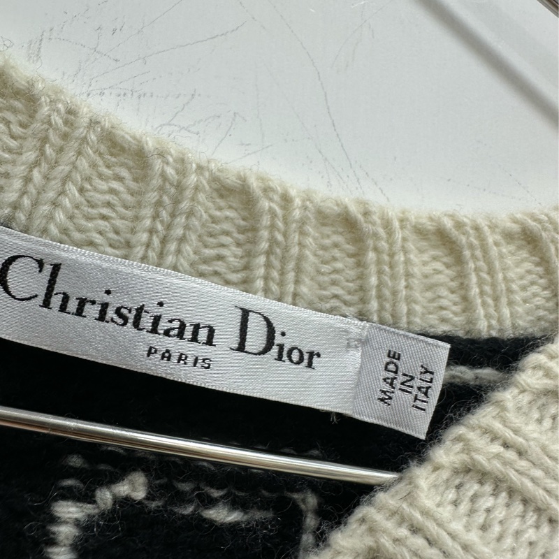 Dior迪奧 經典Jadior字母8羊絨毛衣36碼-3
