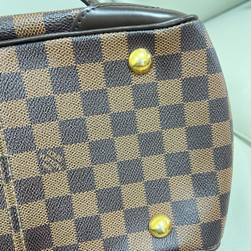 LV咖啡棋盤格 Tivoli手提元寶包/N41117-10