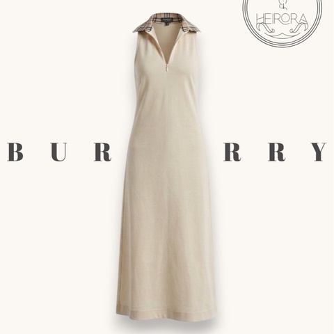 Burberry 米色長裙 (二手) | Preloved beige Burberry long dress